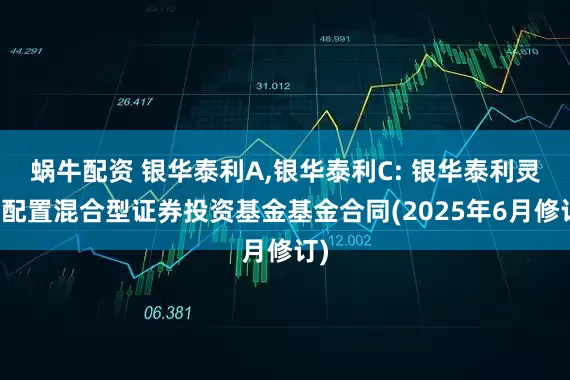 蜗牛配资 银华泰利A,银华泰利C: 银华泰利灵活配置混合型证券投资基金基金合同(2025年6月修订)